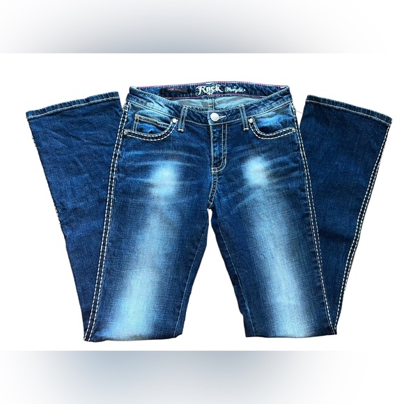 Wrangler Denim - Wrangler Low Rise Rock 47 Denim Jeans Size 5/6 x 36